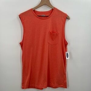 Old Navy Mens Tank Top Soft Washed Chest Pocket NEW